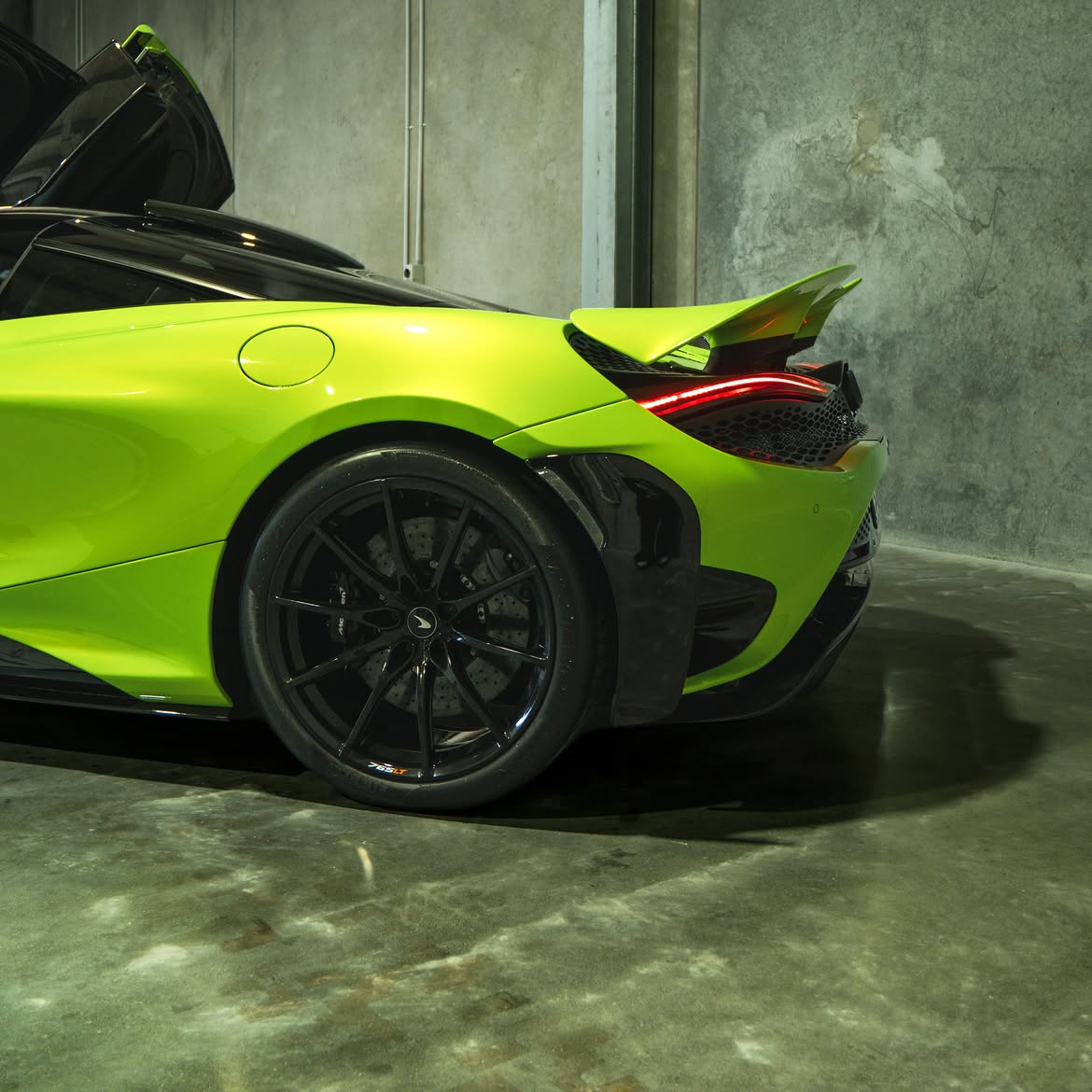 McLaren 765LT — rear quarter and wing