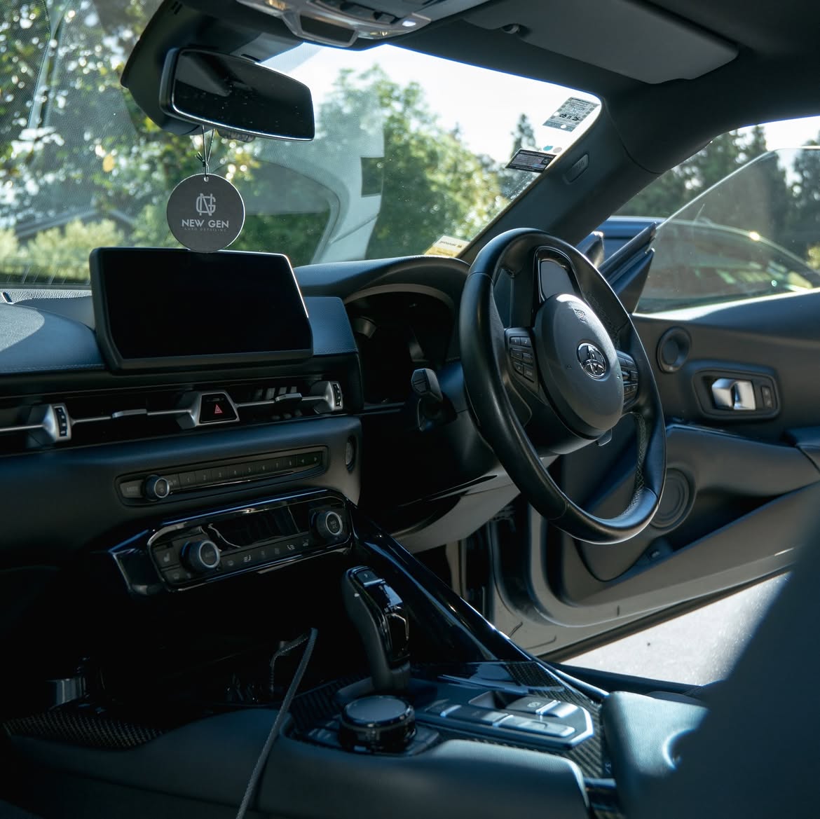 Toyota MK5 Supra — interior cockpit detail